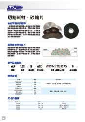 切割、鑲埋、研磨耗材