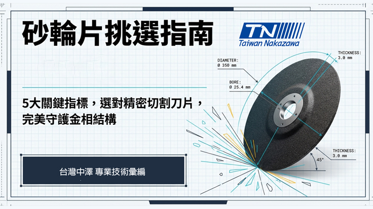 【砂輪片挑選指南】深入解析砂輪片材質、粒度與磨料特性