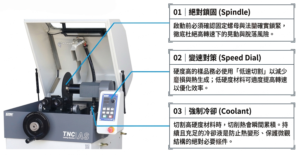 精密操作三大守則