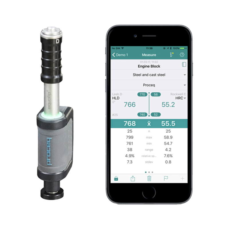 手提無線里氏硬度計