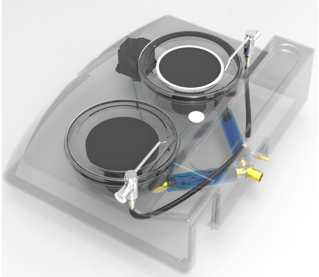 金相研磨拋光機 TNP-FRX 系列-抗阻塞三角水路設計