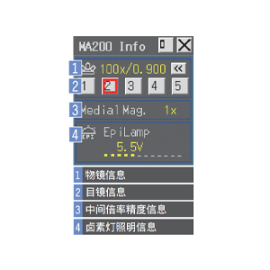 DS-L2相機控制裝置-狀態顯示