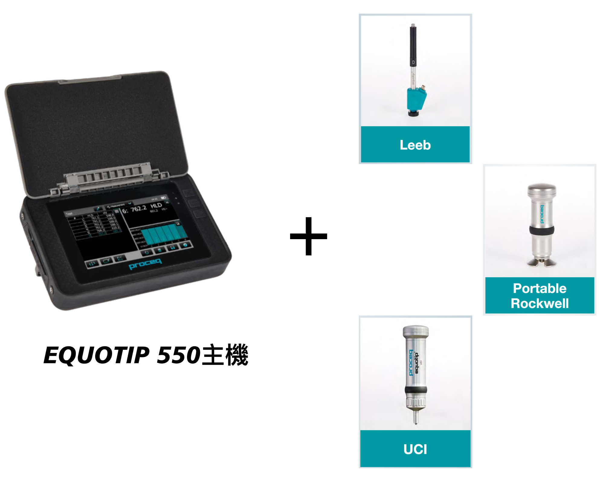 便攜式硬度測試 Equotip 550 UCI 台灣中澤專業代理製造商